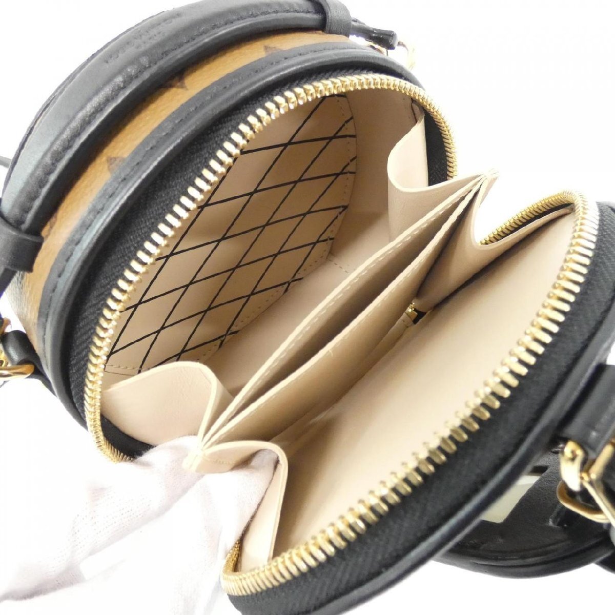 ルイヴィトン モノグラム リバース ミニ ボワット シャポー M68276 ショルダーバッグ_画像7