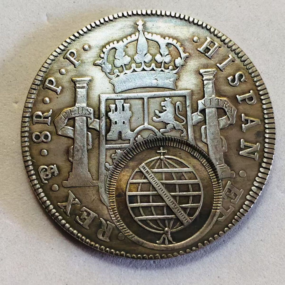 銀貨 古銭 チャールズ4世 1960年 ボリビア ブラジル紋章 国章 銀貨 古銭 チャールズ4世 1960年 ボリビア ブラジル紋章 国章