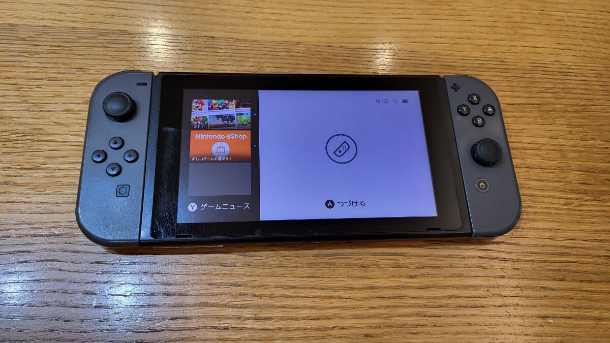 ニンテンドースイッチ グレー 未対策機 本体とジョイコン ニンテンドースイッチ グレー 未対策機 本体とジョイコン