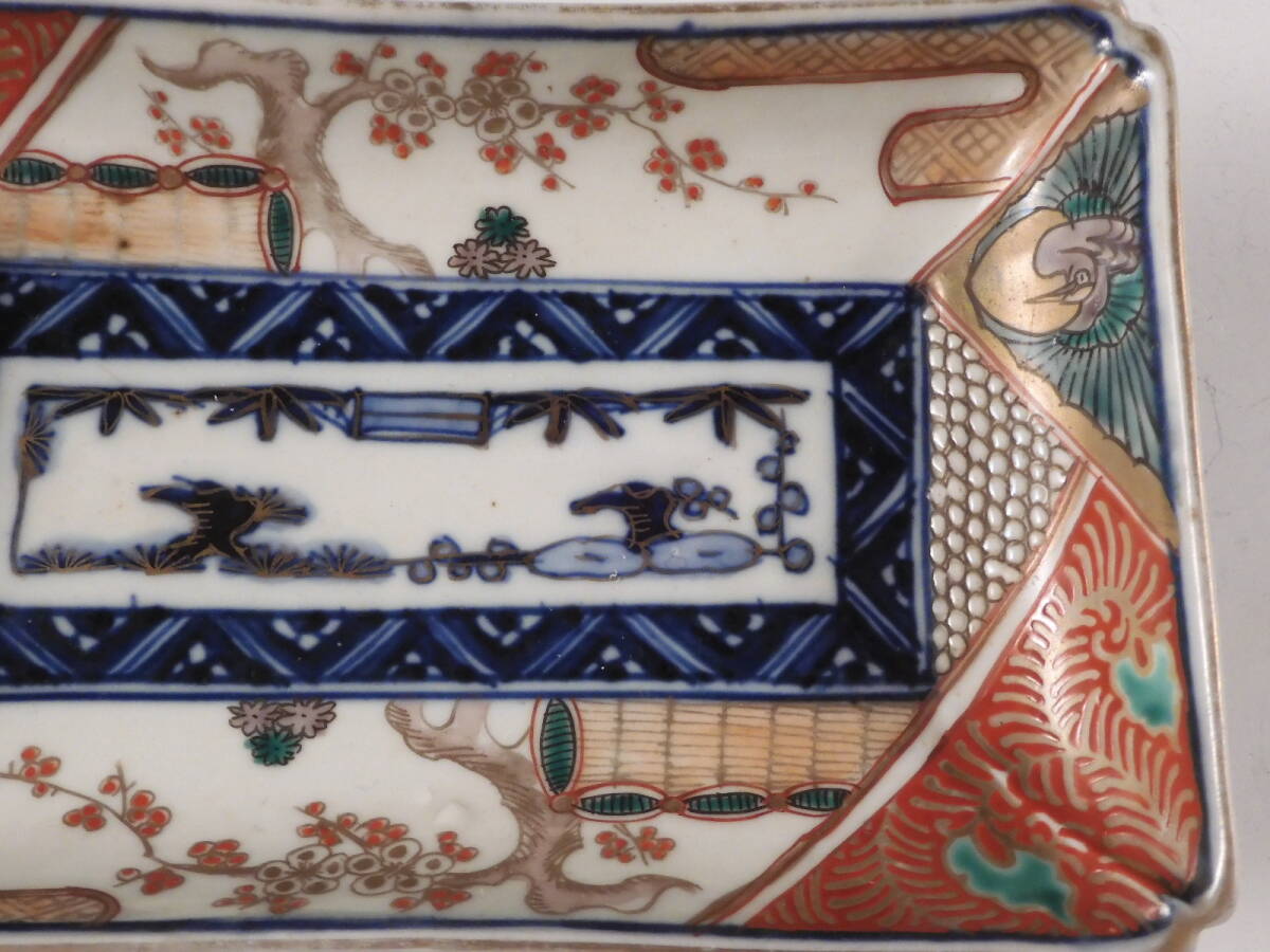 ◇堂◇古伊万里 色絵 花鳥文 長皿 飾皿 無傷完品 江戸期 52kw72 ◇堂◇古伊万里 色絵 花鳥文 長皿 飾皿 無傷完品 江戸期 52kw72
