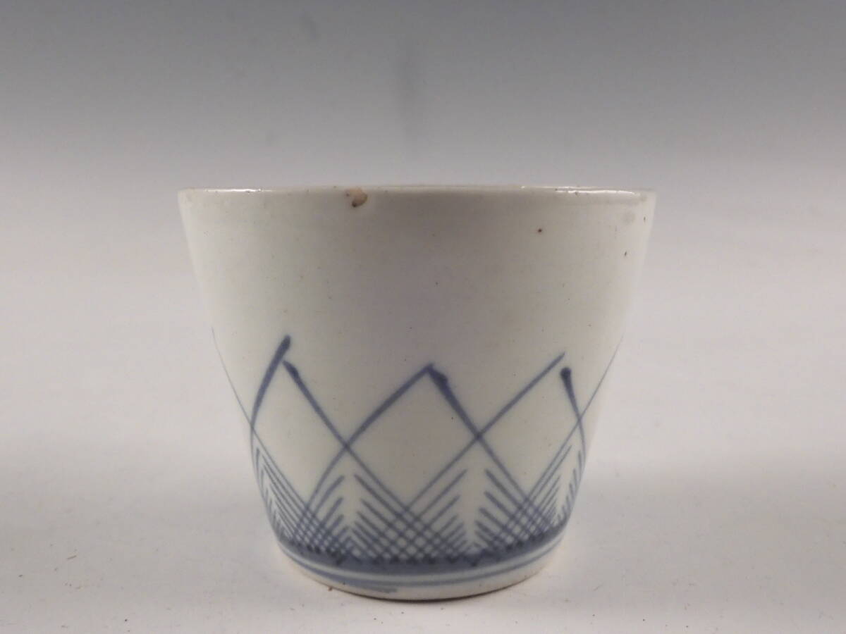 ◇堂◇古伊万里 染付 秋草文 蕎麦猪口 5客 無傷完品 江戸期 ◇堂◇古伊万里 染付 秋草文 蕎麦猪口 5客 無傷完品 江戸期