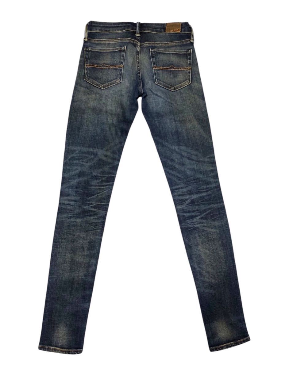 ■DENIM&SUPPLY RALPH LAUREN デニムアンドサプライ ラルフローレン■ユーズド加工 ストレッチ スキニー デニム ジーンズ 25/32