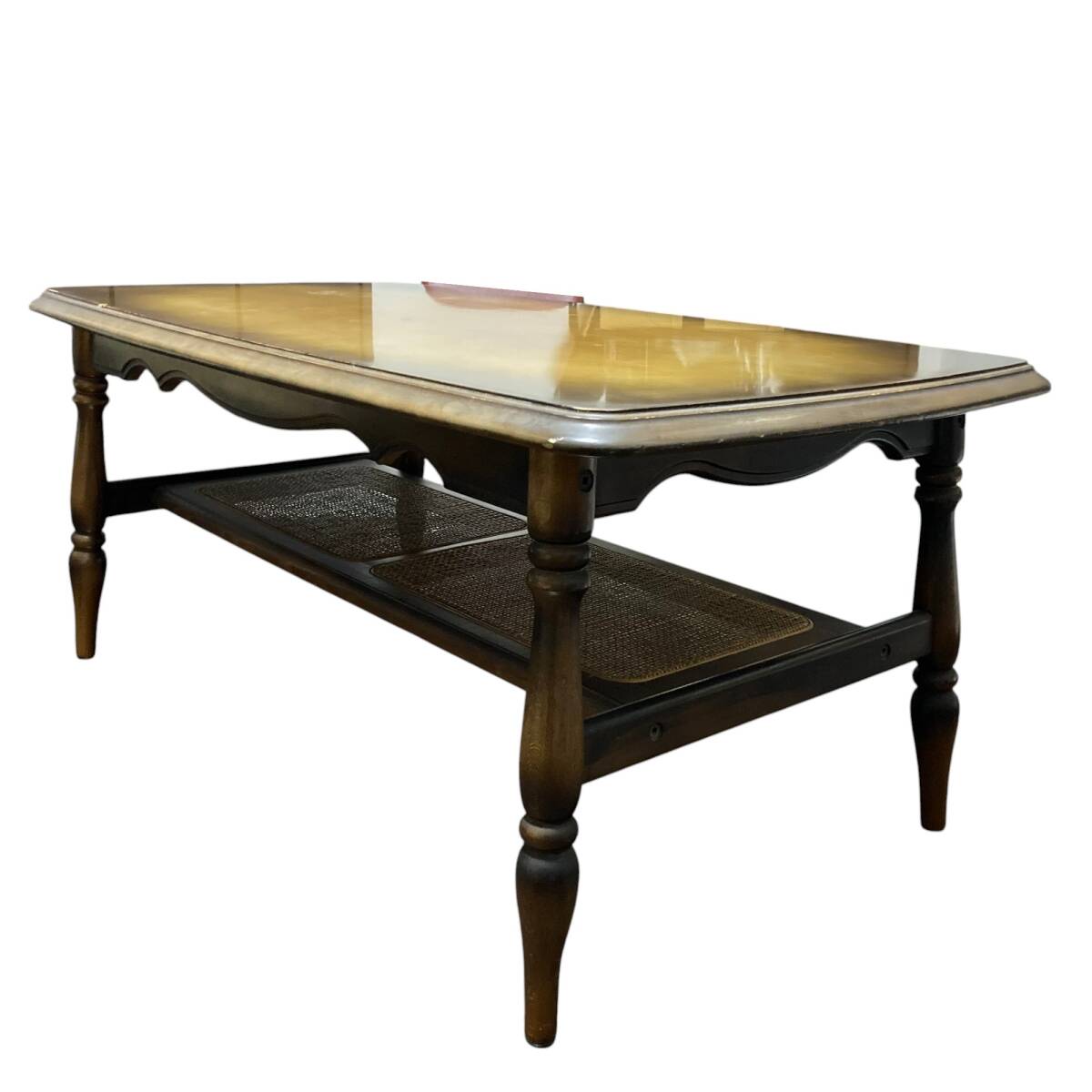 【愛知県 お手渡し限定】オールド カリモク karimoku センターテーブル ローテーブル 機(jī) アンティーク レトロ 昭和