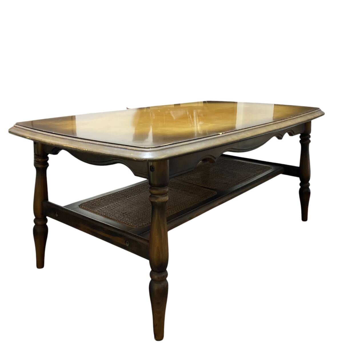 【愛知県 お手渡し限定】オールド カリモク karimoku センターテーブル ローテーブル 機(jī) アンティーク レトロ 昭和