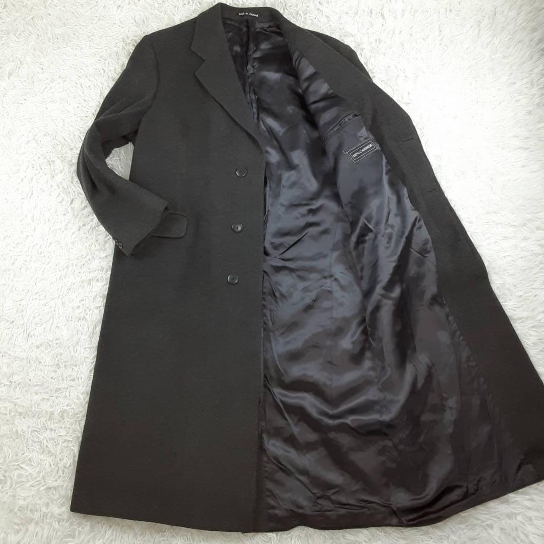 希少 カシミヤ100% Burberry's チェスターコート グレー 3L相当 希少 カシミヤ100% Burberry's チェスターコート グレー 3L相当