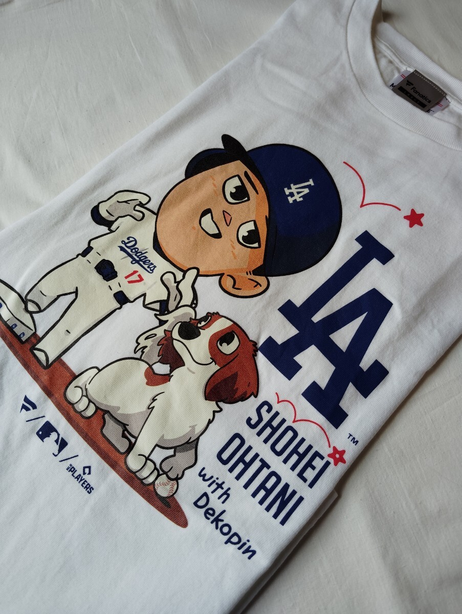 ドジャース/大谷翔平/デコピン】ヘッドバンプTシャツ/ファナ ドジャース/大谷翔平/デコピン】ヘッドバンプTシャツ/ファナ