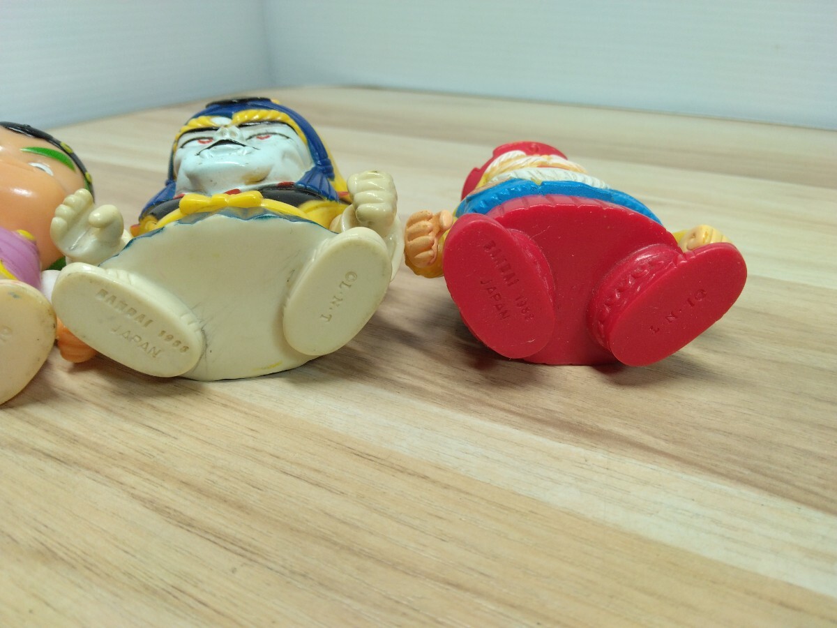 T 当時物 レトロ バンダイ ビックリマン ソフビ人形 1988年 T 当時物 レトロ バンダイ ビックリマン ソフビ人形 1988年