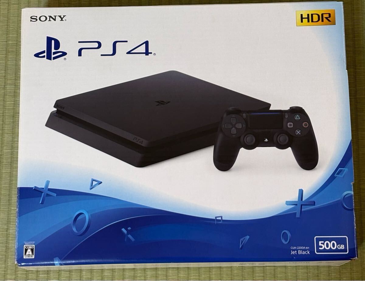 箱付き PlayStation4 CUH-2200A 500GB ジェットブラック 本体 箱付き PlayStation4 CUH-2200A 500GB ジェットブラック 本体
