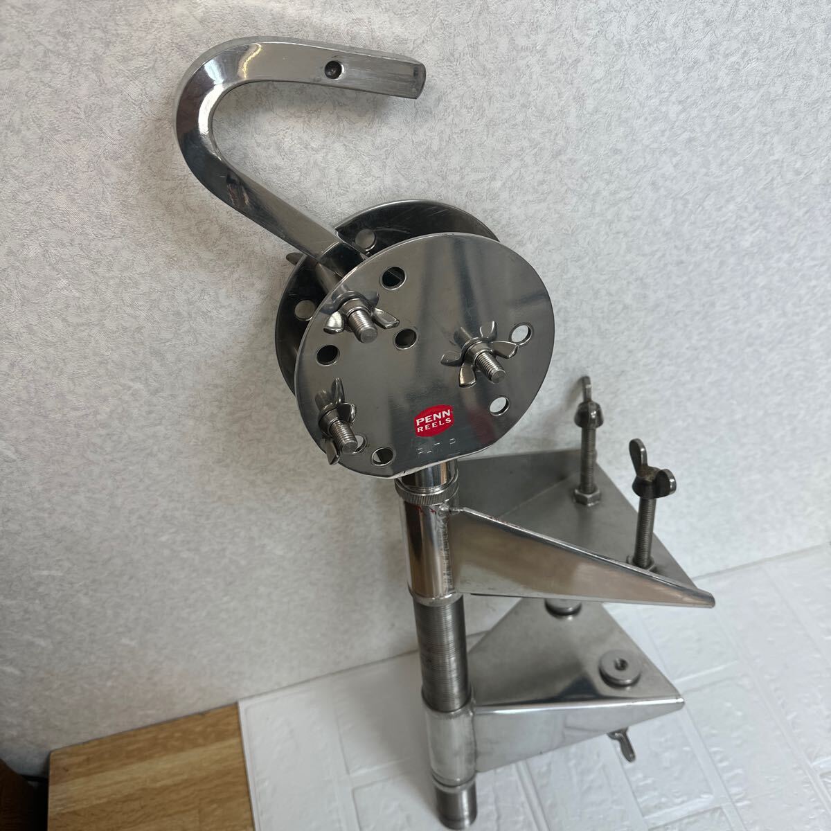 PENN リール ロッド受け　船 ステンレス 締付 リール竿受け ボート 釣り用具 大物