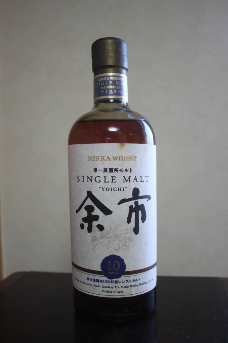 【未開栓・箱付】ニッカ 余市10年 (NIKKA YOICHI 10YEARS ) / シングルモルト / 昔の国産ウイスキーです。