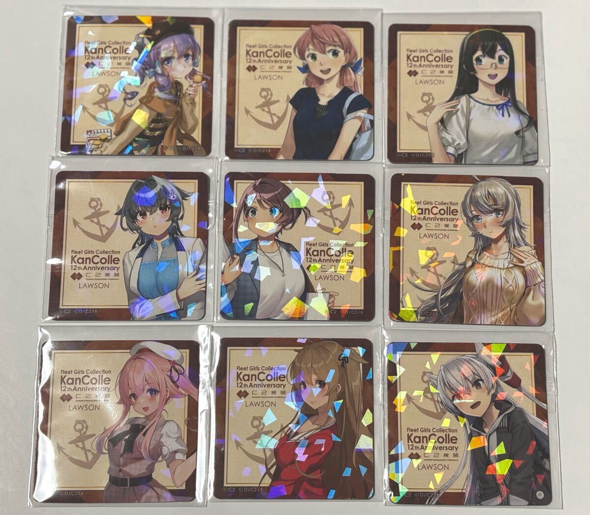 艦これ 12周年 ローソンコラボ マグネットシート 9種 セミコンプ 艦これ 12周年 ローソンコラボ マグネットシート 9種 セミコンプ