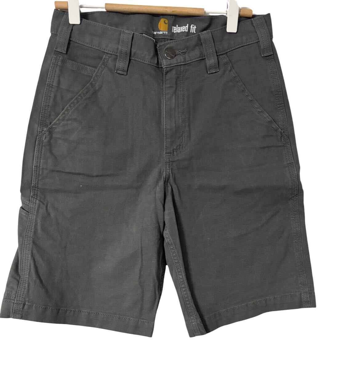 Carhartt カーハート ショートパンツ グレー W28 作業系 RELAXED Carhartt カーハート ショートパンツ グレー W28 作業系 RELAXED