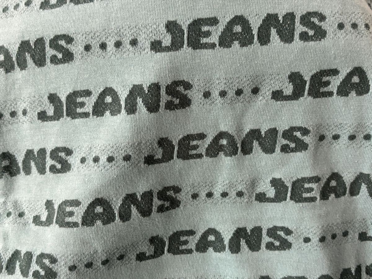 LEVI'S VINTAGE JEANSロゴ総柄Tシャツ Lサイズ ポルトガル製 All LEVI'S VINTAGE JEANSロゴ総柄Tシャツ Lサイズ ポルトガル製 All
