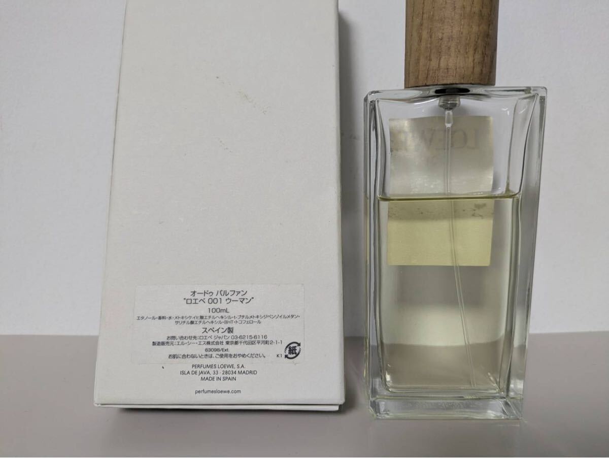 LOEWE (ロエベ) オードパルファム 箱付 001ウーマン 50ml 残量80
