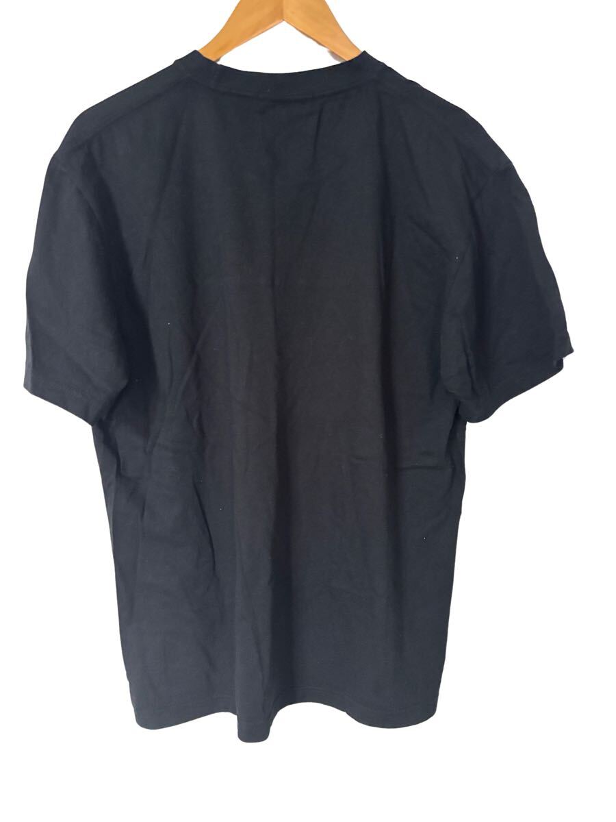 33℃ パロディロゴ刺繍Tシャツ(BALENCIAGA風/ブラック) 33 33℃ パロディロゴ刺繍Tシャツ(BALENCIAGA風/ブラック) 33