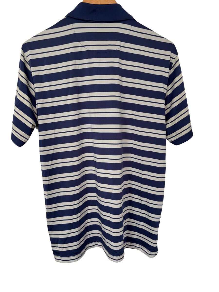 ブルックスブラザーズ ボーダー ポロシャツ ネイビー×ホワイト Mサイズ ストレッチ Brooks Brothers Striped Polo Stretch Fabric 半袖
