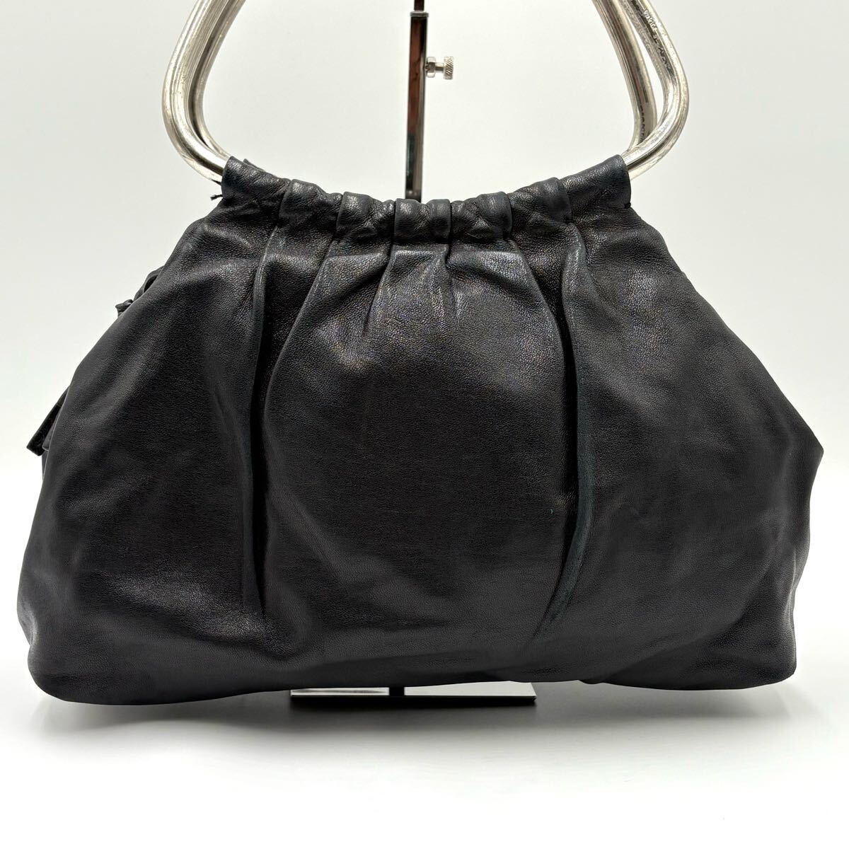 1円/希少○PRADA プラダ Archive RingBag 三角ロゴ メタル 1円/希少○PRADA プラダ Archive RingBag 三角ロゴ メタル