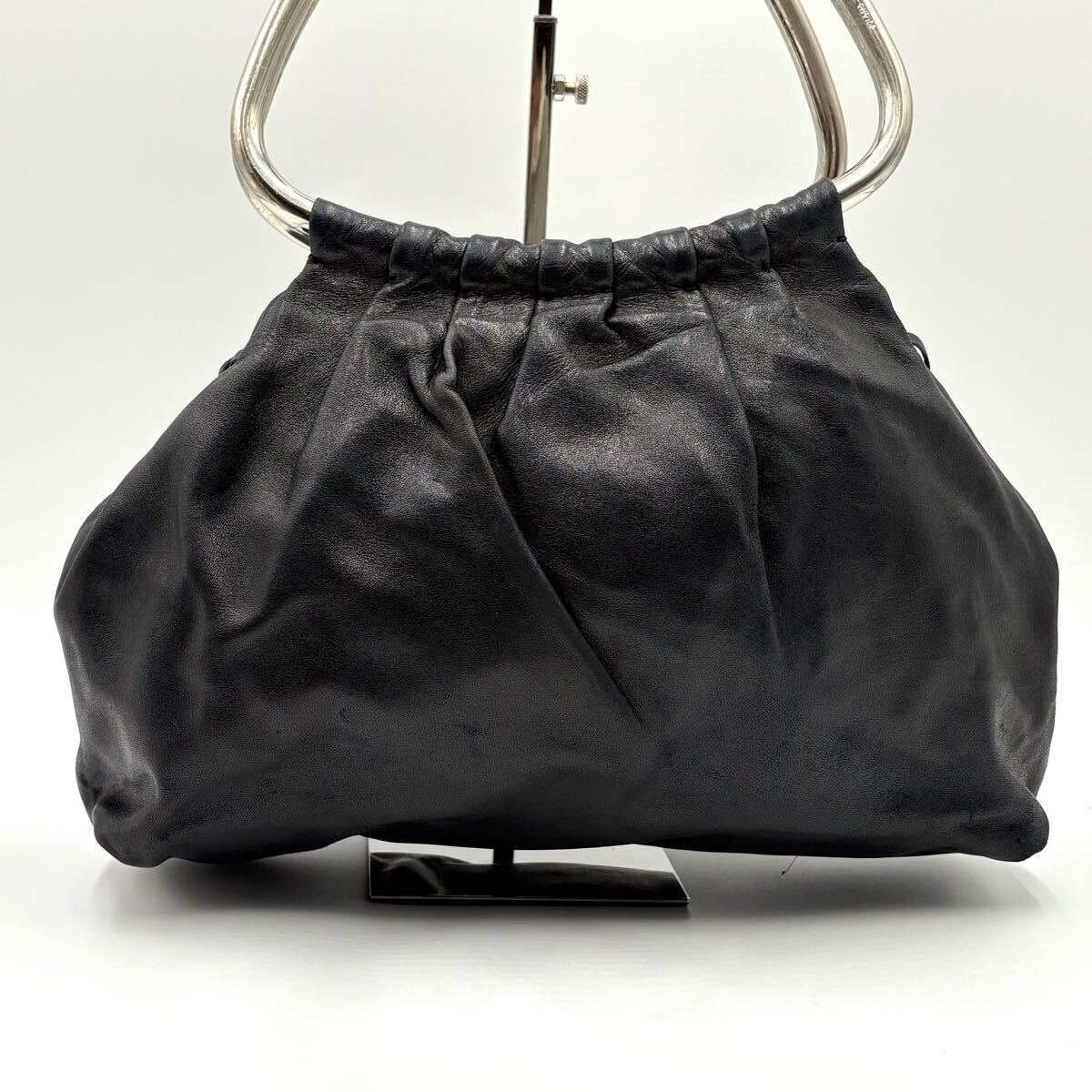 1円/希少○PRADA プラダ Archive RingBag 三角ロゴ メタル 1円/希少○PRADA プラダ Archive RingBag 三角ロゴ メタル