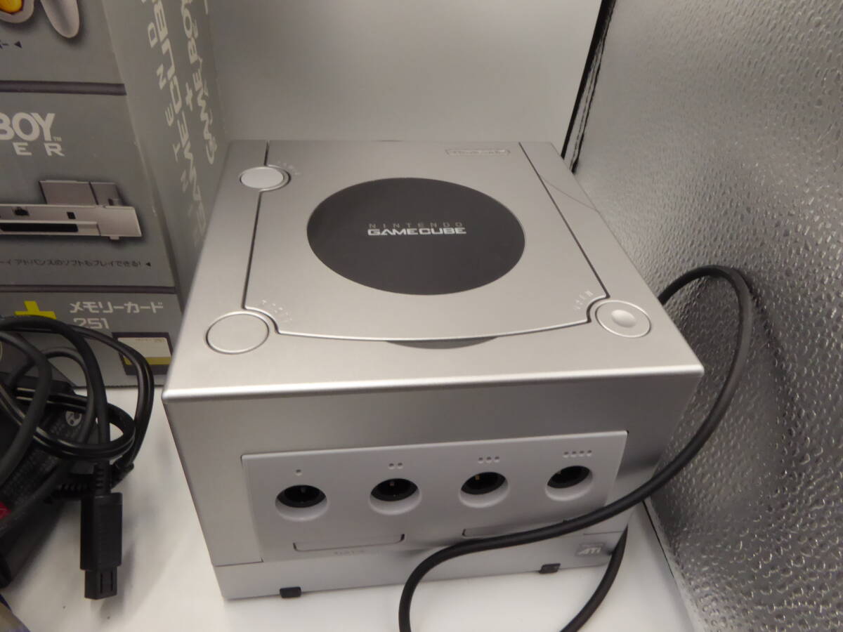 ゲームキューブ本体 エンジョイプラスパックプラス シルバー ゲームキューブ本体 エンジョイプラスパックプラス シルバー
