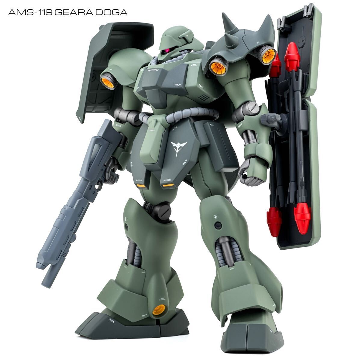 Yahoo!オークション - HG 1/144 AMS-119 ギラ・ドーガ 塗装済