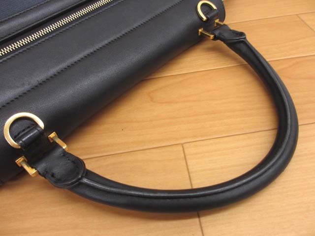  хорошая вещь Celine 174682XDI тигр pe-z маленький парусина × кожа ручная сумочка 