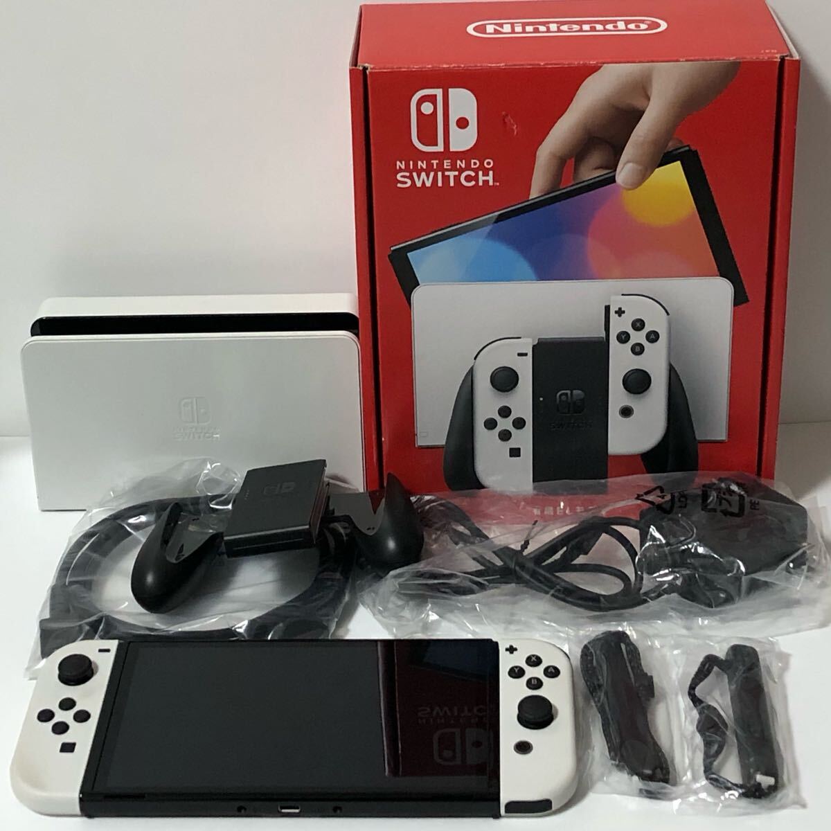 大人気新品をすべて 24【稼動品】Nintendo Switch 有機ELモデル ホワイト HEG-001 ニンテンドースイッチ本体