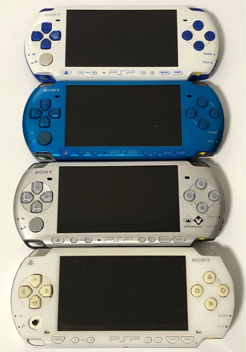 52 SONY PSP4台セット まとめ PSP-1000×1台/PSP-3000×3台 動作 52 SONY PSP4台セット まとめ PSP-1000×1台/PSP-3000×3台 動作