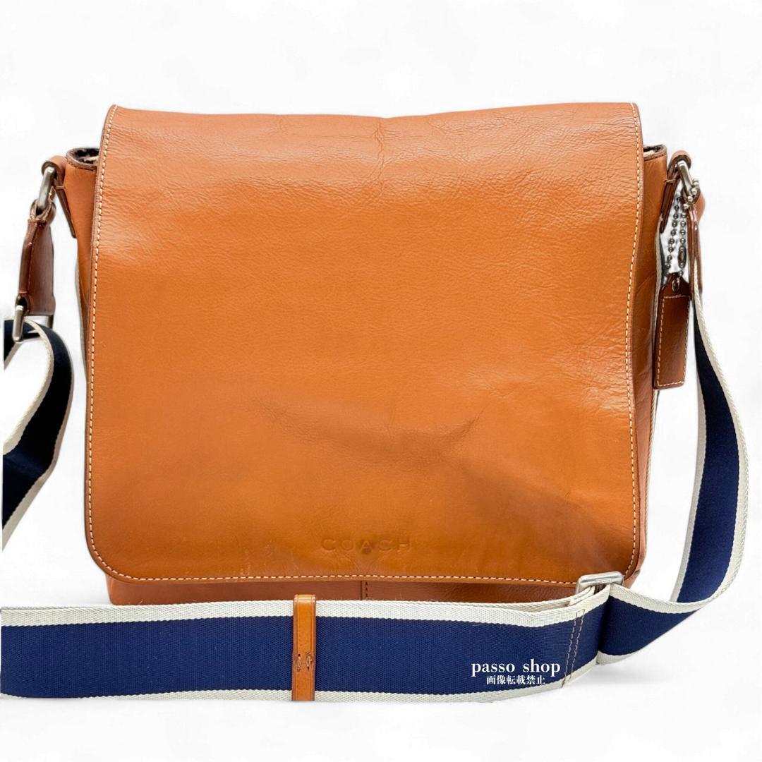 COACH コーチ レザー クロスボディ ショルダーバッグ ブラウン COACH コーチ レザー クロスボディ ショルダーバッグ ブラウン