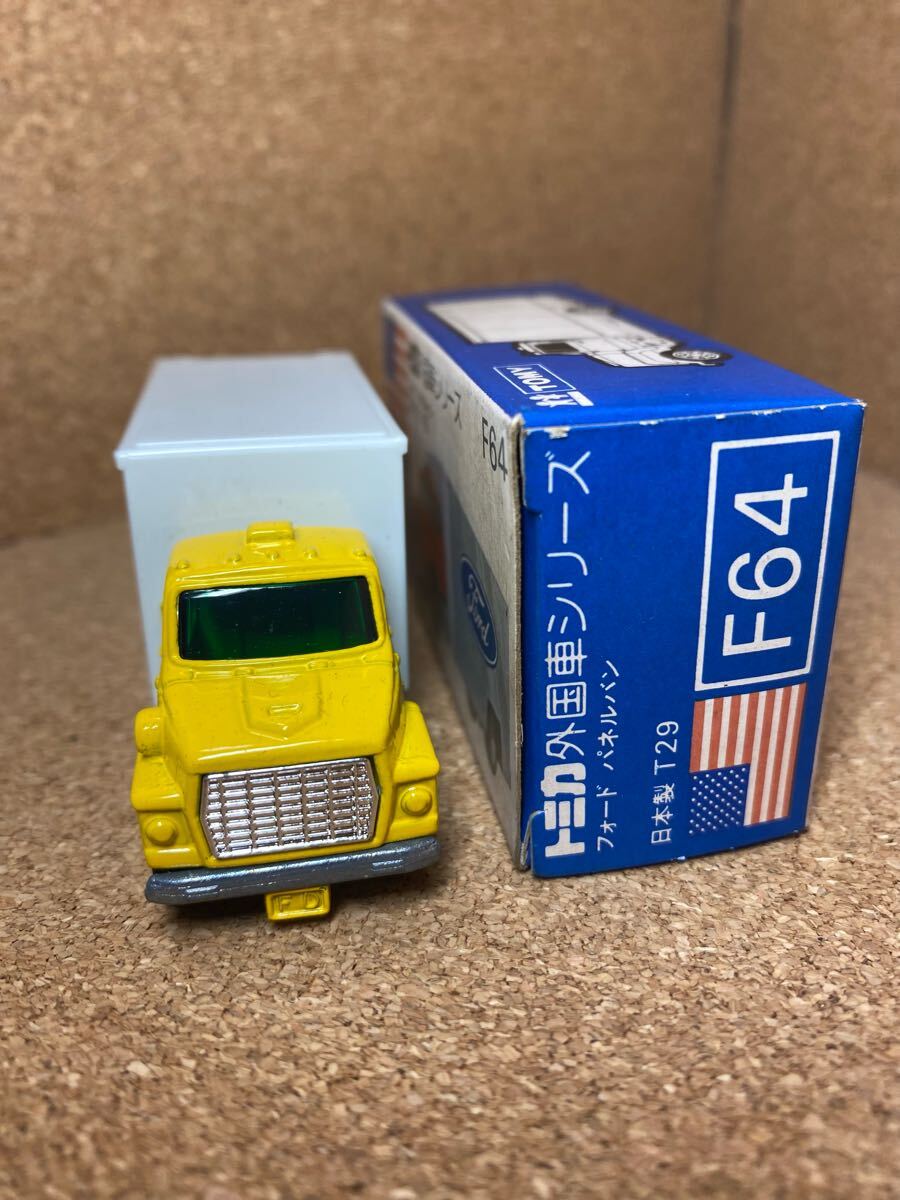トミカ ミニカー tomica minicar 日本製 青箱 元箱 フォード トミカ ミニカー tomica minicar 日本製 青箱 元箱 フォード
