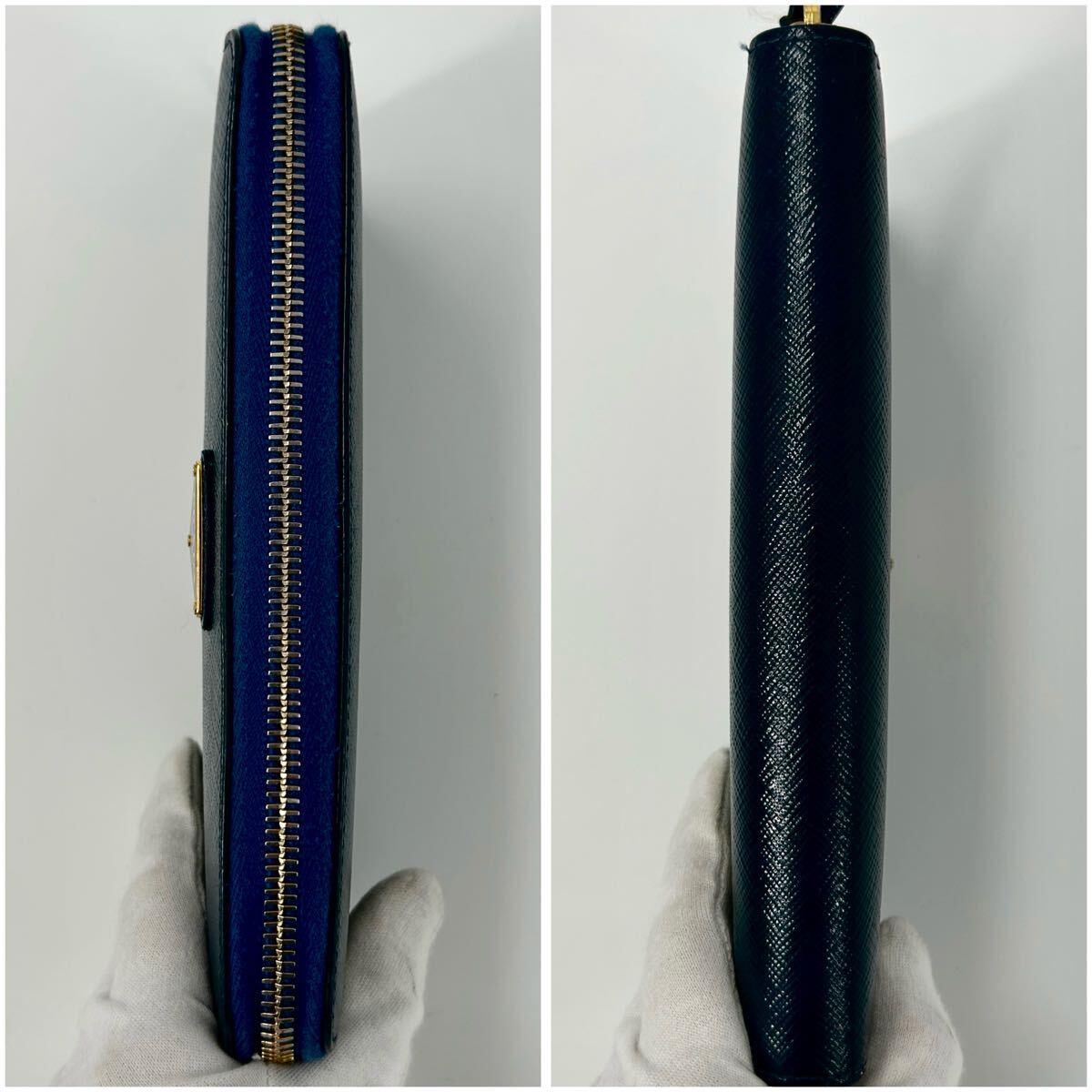 付属品完備・ほぼ未使用】PRADA プラダ 長財布 ラウンド 付属品完備・ほぼ未使用】PRADA プラダ 長財布 ラウンド