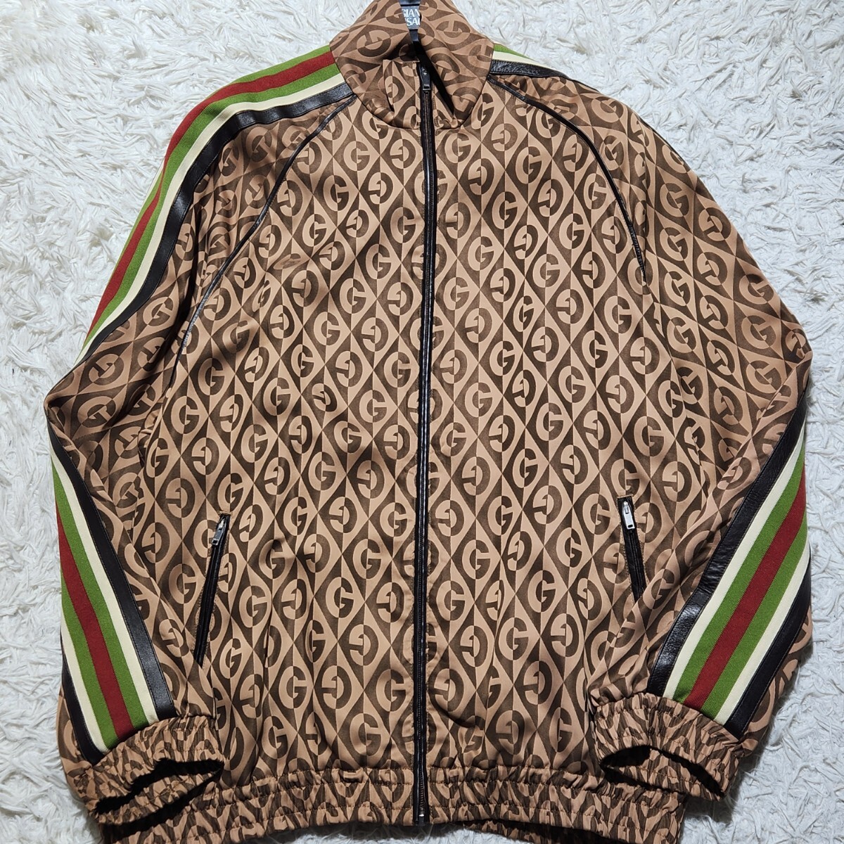 極美品!現行タグ XL相当 GUCCI グッチ トラックジャケット G 極美品!現行タグ XL相当 GUCCI グッチ トラックジャケット G