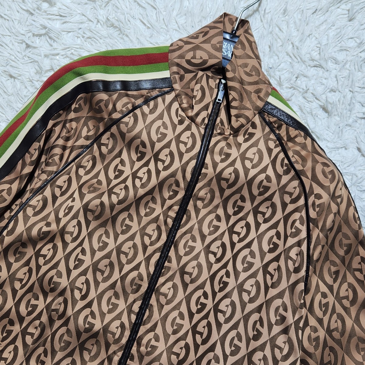 極美品!現行タグ XL相当 GUCCI グッチ トラックジャケット G 極美品!現行タグ XL相当 GUCCI グッチ トラックジャケット G