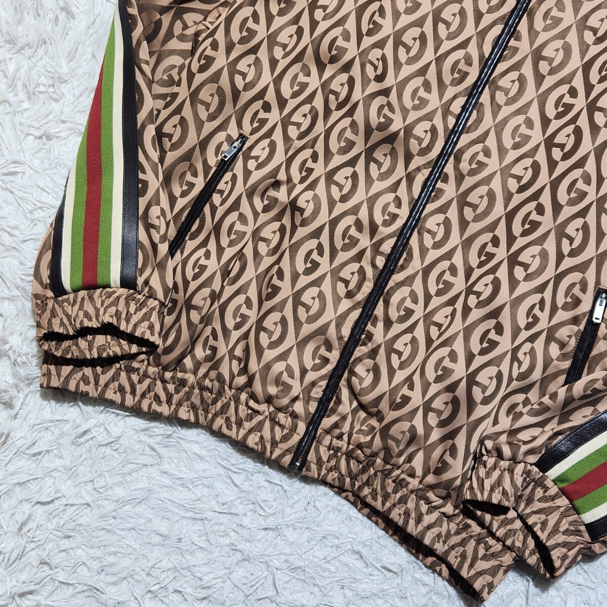 極美品!現行タグ XL相当 GUCCI グッチ トラックジャケット G 極美品!現行タグ XL相当 GUCCI グッチ トラックジャケット G