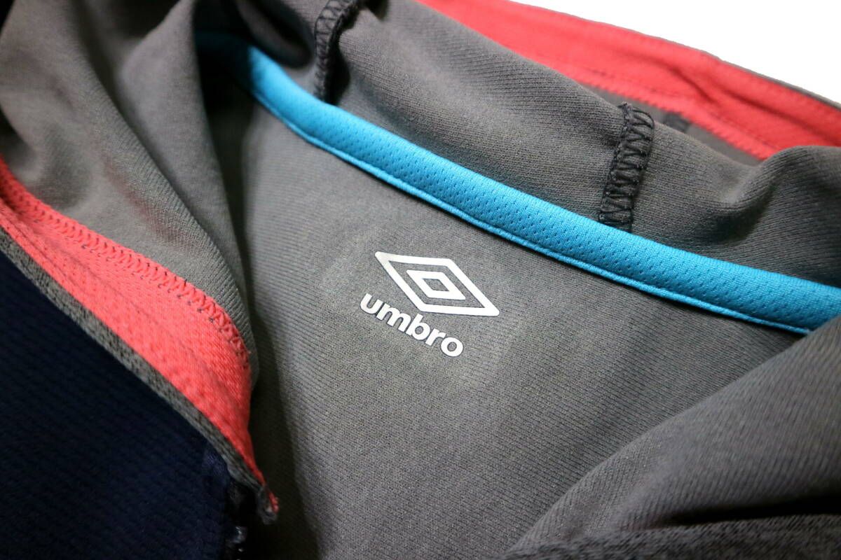 訳あり（少しあたり）/良好！◆UMBRO アンブロ UCA2648W ドライジャージ ジップパーカ◆女性Oサイズ（胸囲89、身長170表記）_画像8