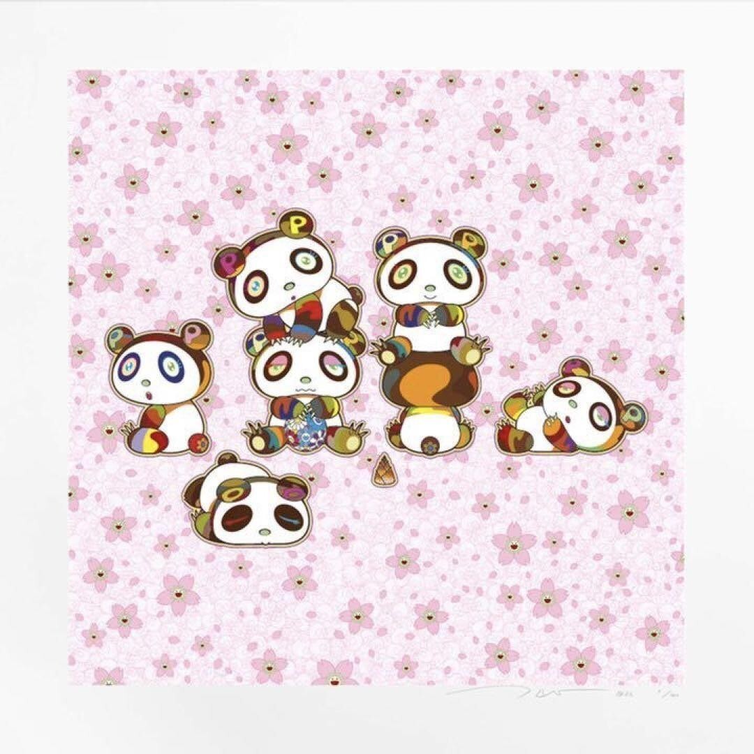 村上隆 版画 赤ちゃんパンダが群れてます わーい|Yahoo!フリマ 村上隆 版画 赤ちゃんパンダが群れてます わーい|Yahoo!フリマ