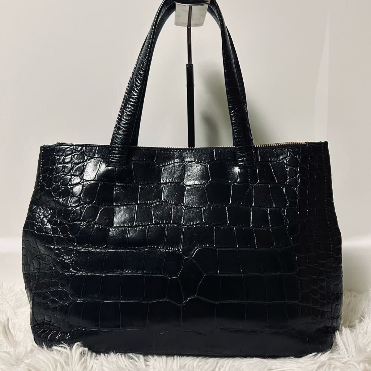 入手困難品□FURLA フルラ 本革 クロコダイル クロコ型押し 2way 入手困難品□FURLA フルラ 本革 クロコダイル クロコ型押し 2way
