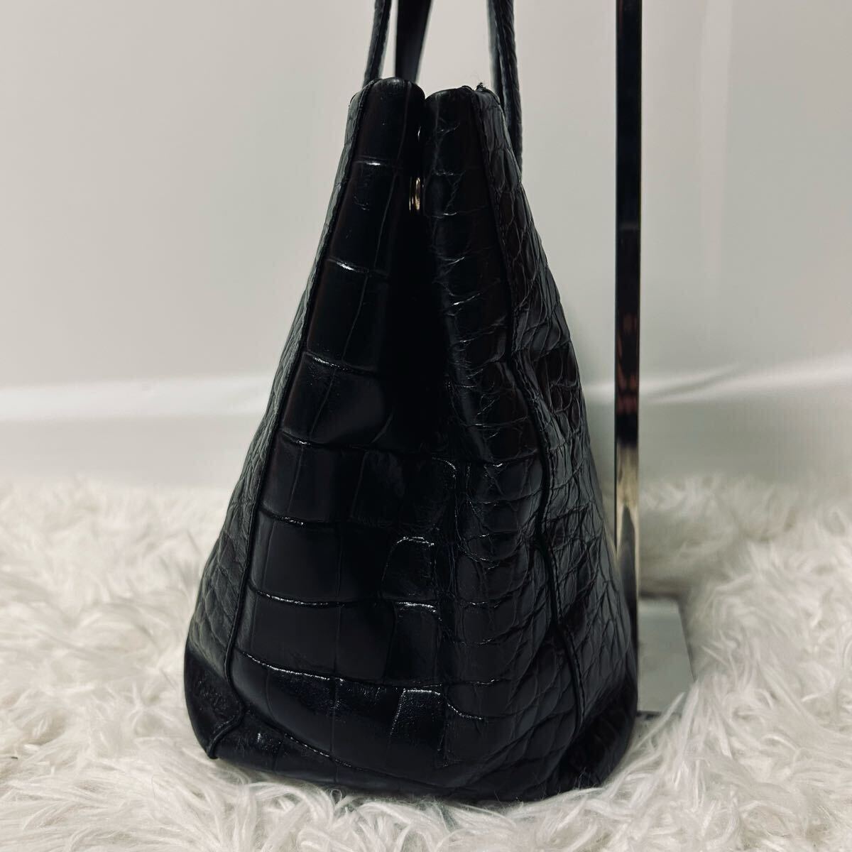 入手困難品□FURLA フルラ 本革 クロコダイル クロコ型押し 2way 入手困難品□FURLA フルラ 本革 クロコダイル クロコ型押し 2way