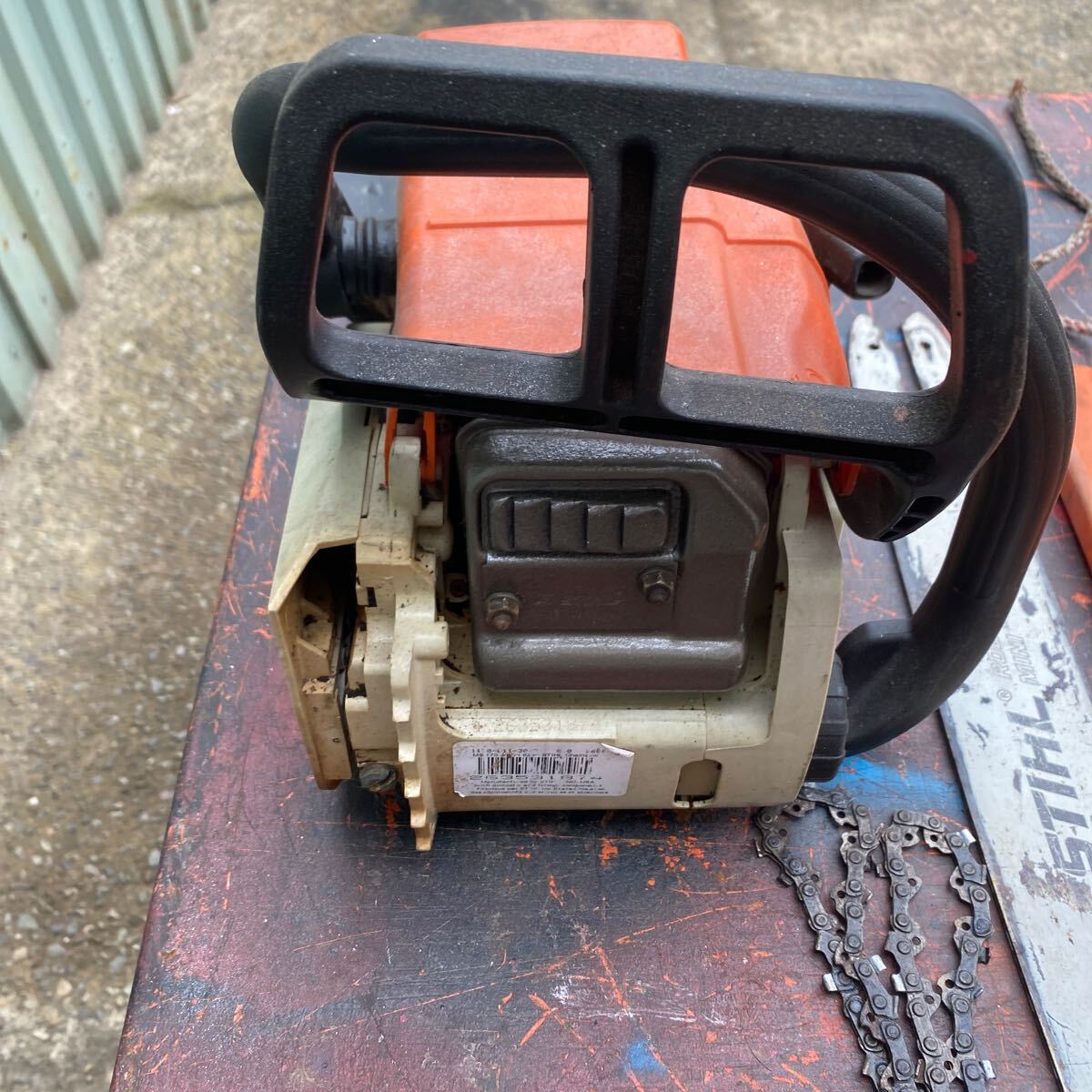 D7411】STIHL MS170C エンジンチェーンソー スチール【プラグ D7411】STIHL MS170C エンジンチェーンソー スチール【プラグ
