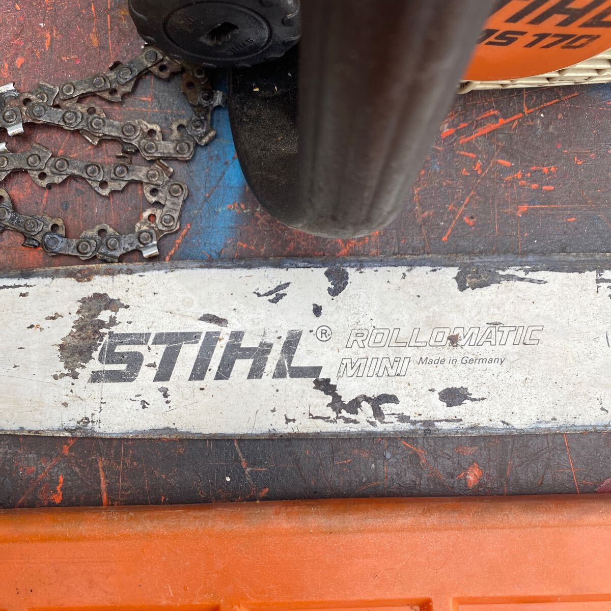 D7411】STIHL MS170C エンジンチェーンソー スチール【プラグ D7411】STIHL MS170C エンジンチェーンソー スチール【プラグ