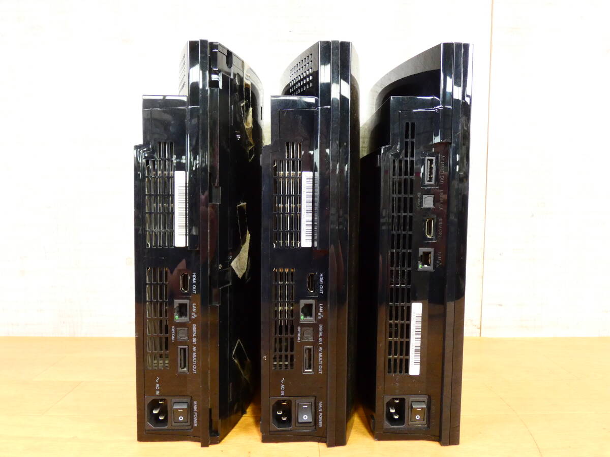 △初期型プレイステーション3 本体3台 まとめて CECHA00 CECHA01 △初期型プレイステーション3 本体3台 まとめて CECHA00 CECHA01