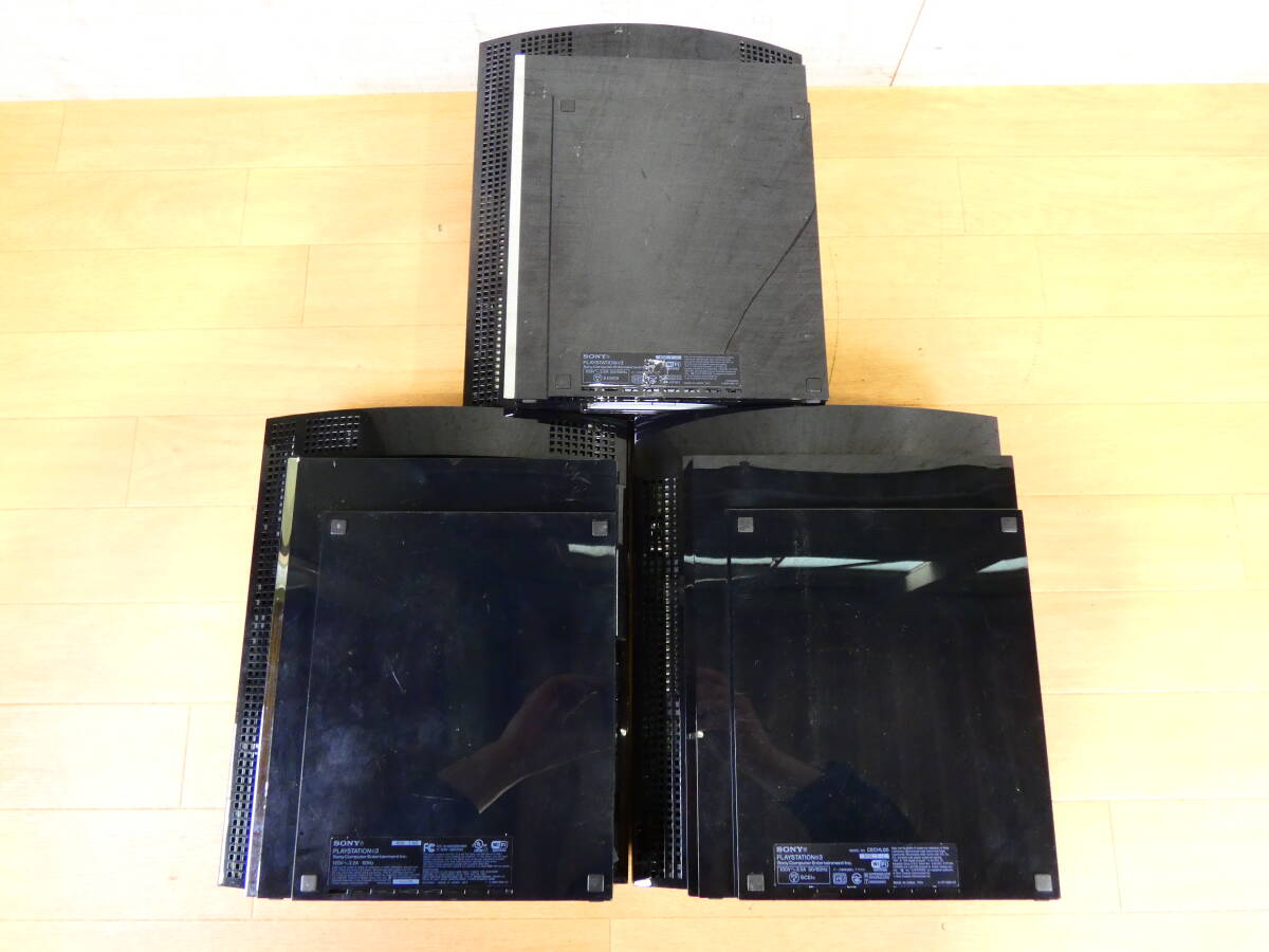 △初期型プレイステーション3 本体3台 まとめて CECHA00 CECHA01 △初期型プレイステーション3 本体3台 まとめて CECHA00 CECHA01