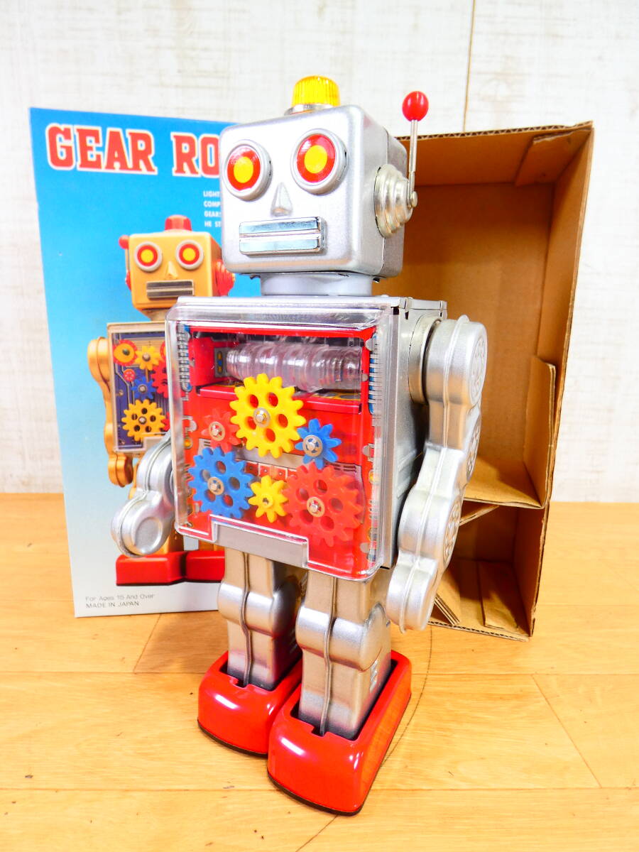 S)◎ブリキ屋 メタルハウス 電動ブリキ玩具 GEAR ROBOT/ギア S)◎ブリキ屋 メタルハウス 電動ブリキ玩具 GEAR ROBOT/ギア
