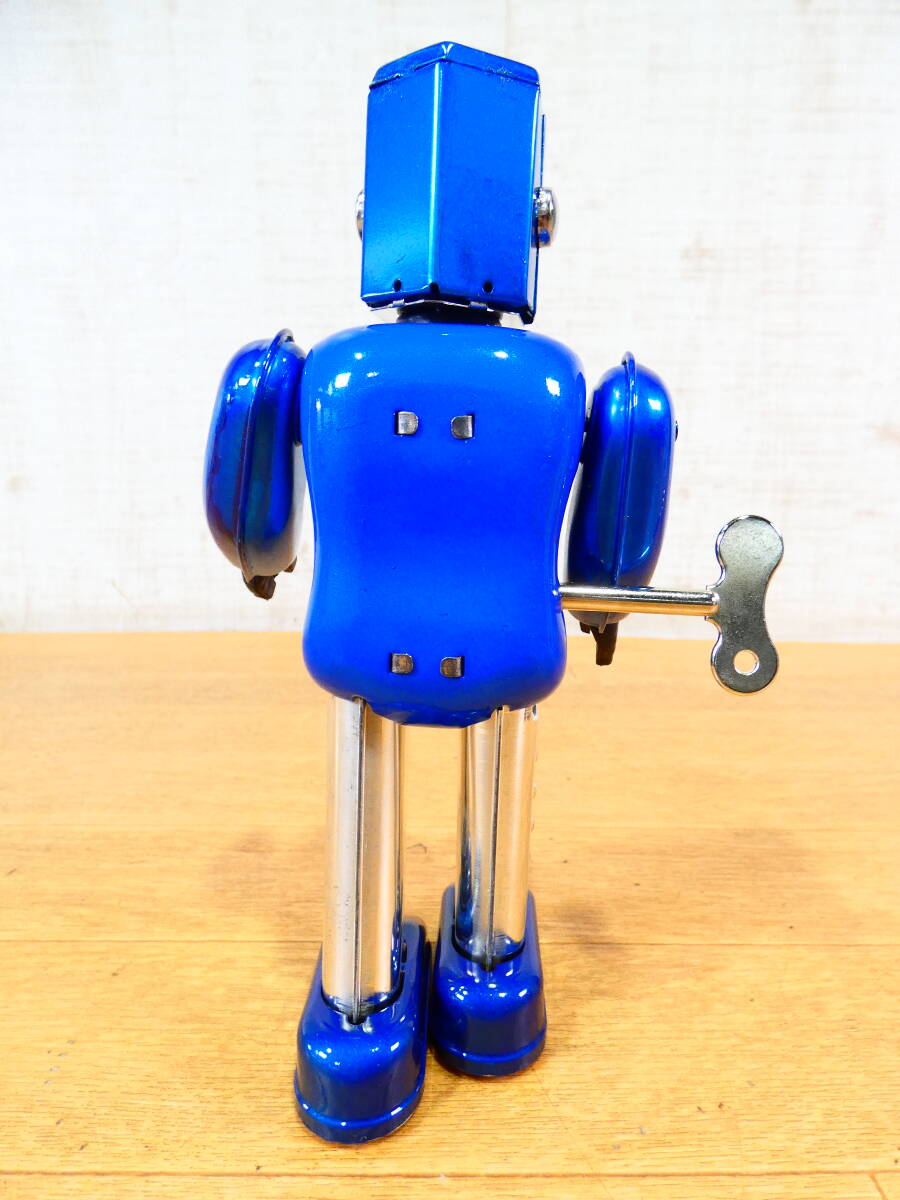 S)◎ブリキ屋 メタルハウス ゼンマイ式ブリキ玩具 六角ロボット S)◎ブリキ屋 メタルハウス ゼンマイ式ブリキ玩具 六角ロボット