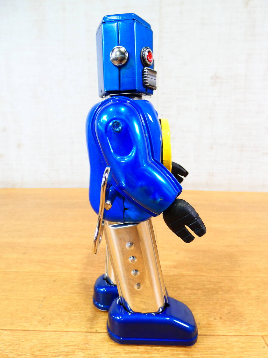 S)◎ブリキ屋 メタルハウス ゼンマイ式ブリキ玩具 六角ロボット S)◎ブリキ屋 メタルハウス ゼンマイ式ブリキ玩具 六角ロボット