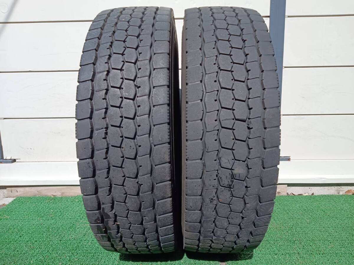* остаток паз примерно 9.5-10.5mm*22 год производства * Bridgestone M888 275/80R22.5 151/148J Mix шина 4 шт. комплект B677