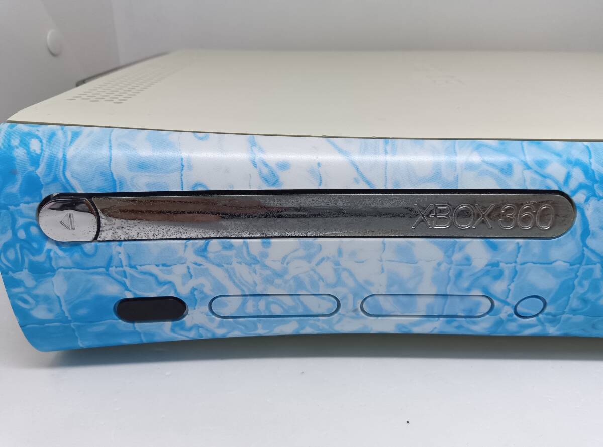 [動作確認済] XBOX360 初期型 ウォーターパズル フェイスプレート 本体 20GBハードディスク　【H0530】_画像2