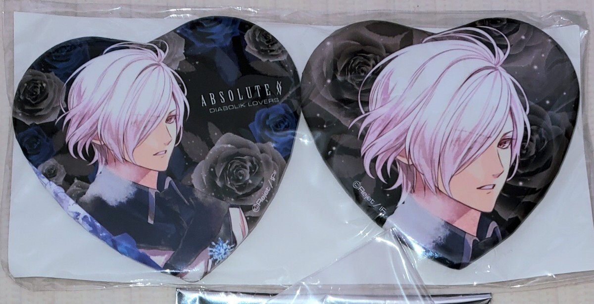DIABOLIK LOVERS 逆巻スバル ディアラバ ハート 缶バッジ 5種類 DIABOLIK LOVERS 逆巻スバル ディアラバ ハート 缶バッジ 5種類