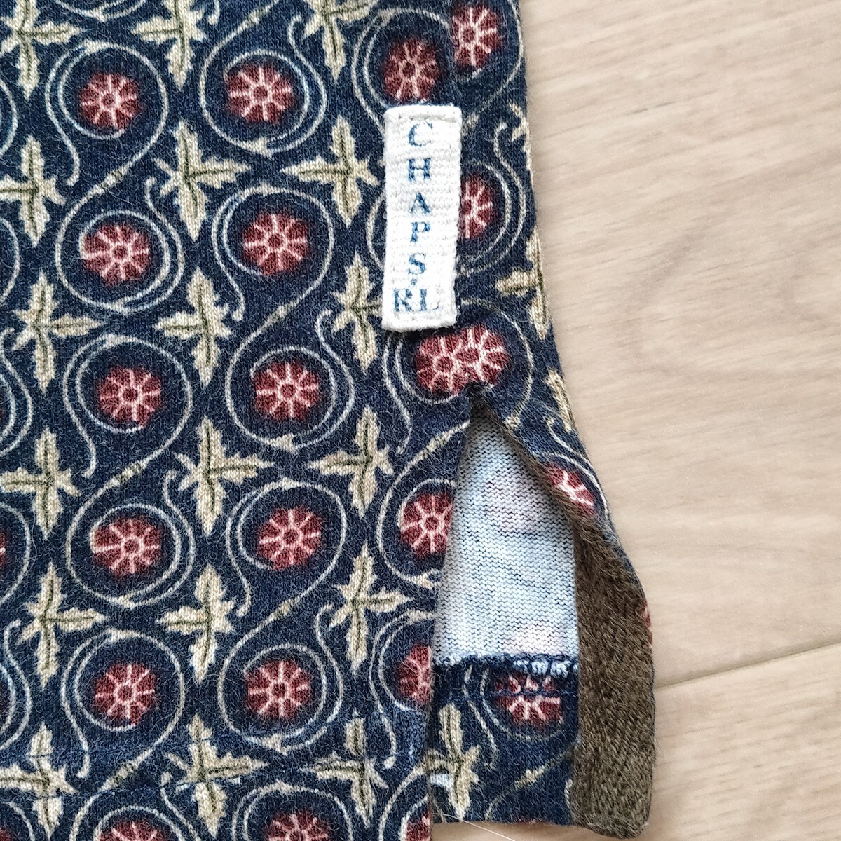 80s CHAPS Ralph Lauren チャップスラルフローレン 総柄 ポロシャツ 3XLTサイズ BIG＆TALL 大きいサイズ 希少サイズ ヴィンテージ old