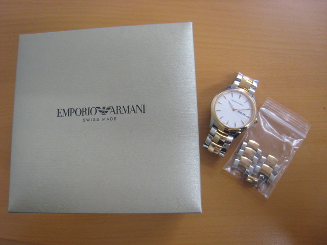 【売り切り御免!】 稼働品 EMPORIO ARMANI エンポリオ アルマーニ メンズ腕時計 アルマーニ