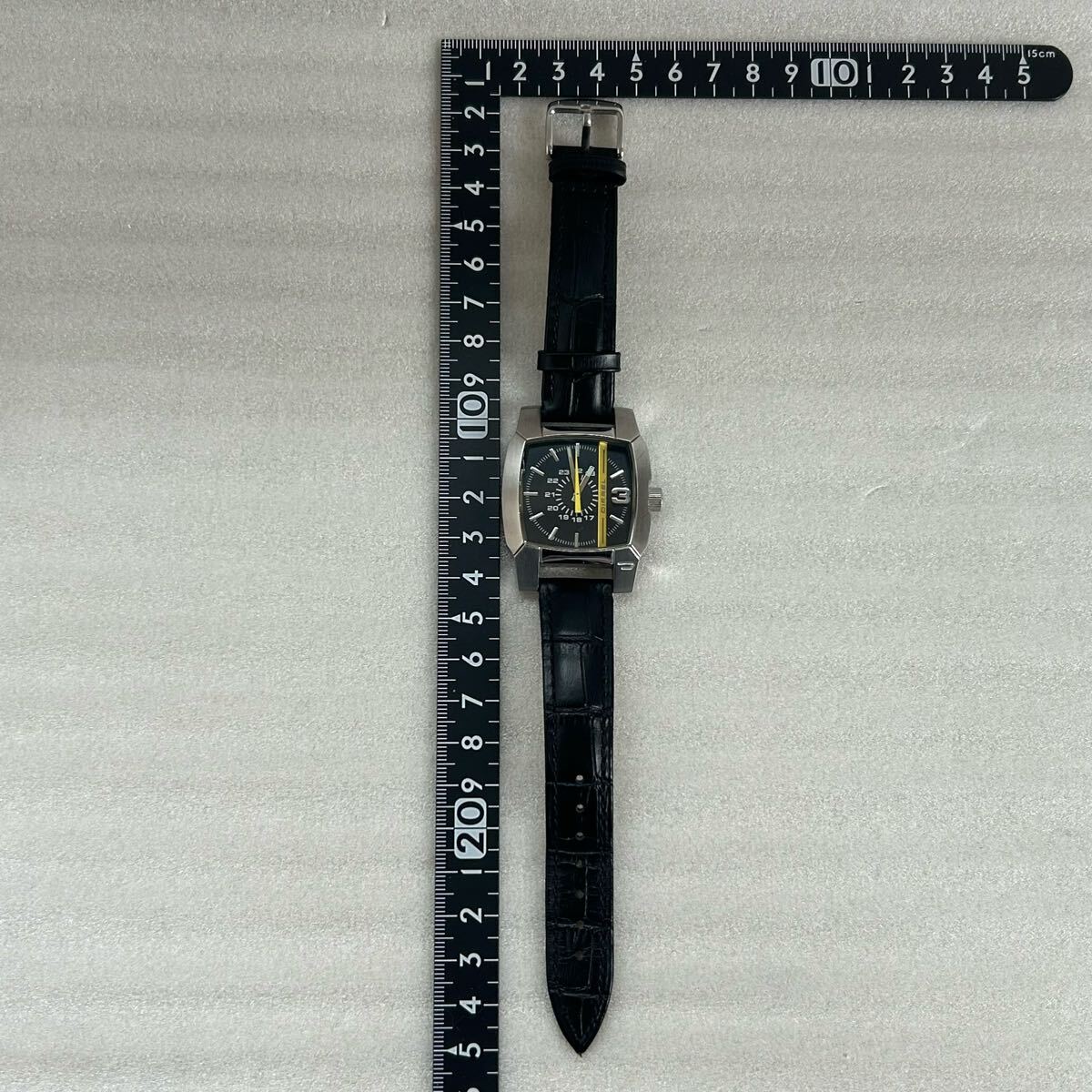 1000円〜 DIESEL 腕時計 稼働品 ディーゼル DZ-1089 ステンレス 1000円〜 DIESEL 腕時計 稼働品 ディーゼル DZ-1089 ステンレス